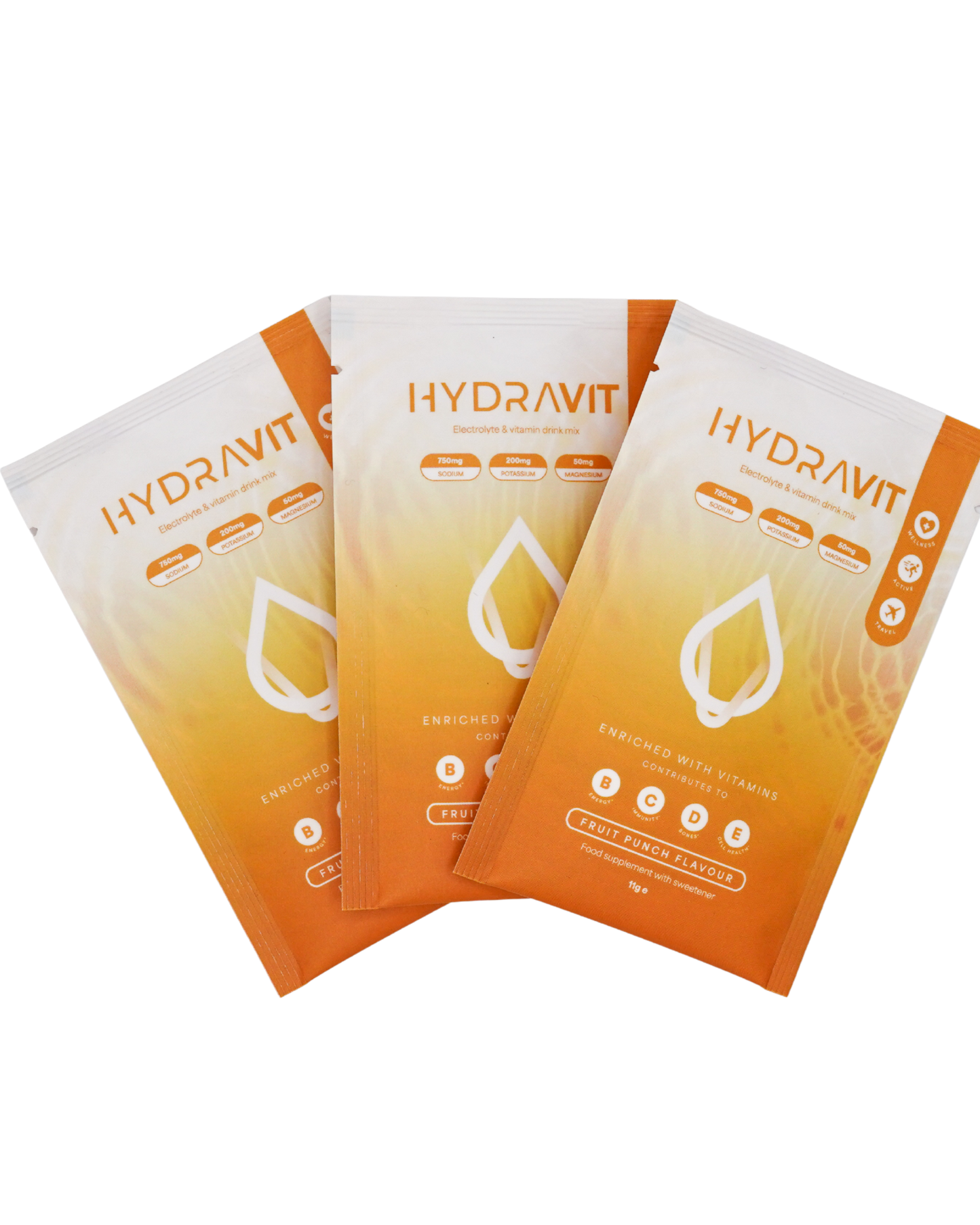 Fruit Punch Hydravit Single Serving Sachets (14 servings)
