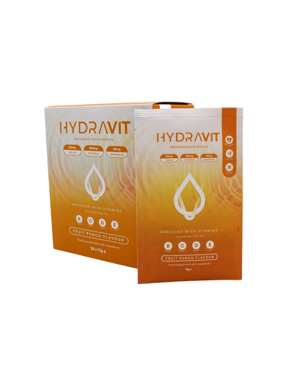 Fruit Punch Hydravit Single Serving Sachets (14 servings)