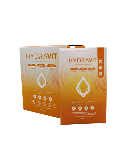 Fruit Punch Hydravit Single Serving Sachets (14 servings)